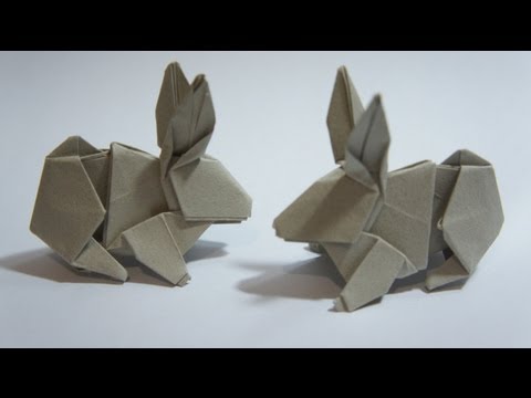 Kağıttan Tavşan Origami Rabbit