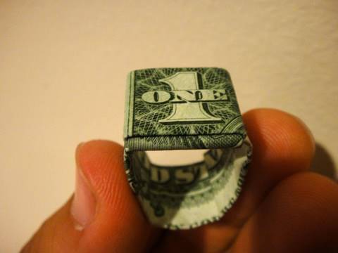 How to Make an Origami Dollar Ring