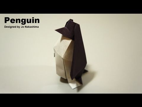 Kağıttan Penguen Origami Penguin