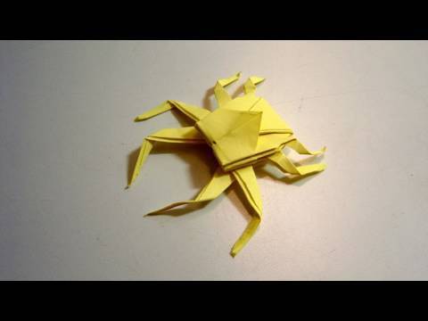 Kağıttan Örümcek Origami
