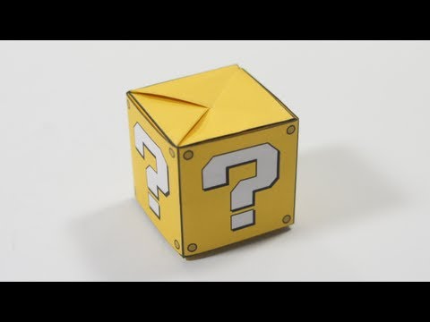 Origami Question Mark Box